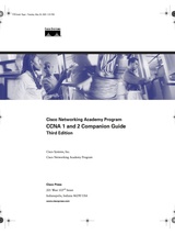 Cisco Networking Academy Program: CCNA 1 and 2 Companion Guide 3rd Edition