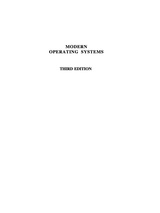 Modern Operating Systems 3rd Edition