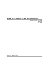 GAWK: Effective AWK Programming
