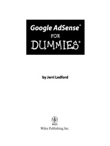Google AdSense For Dummies