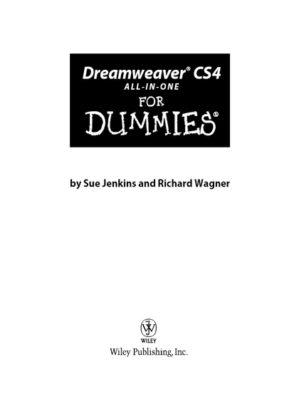 Dreamweaver CS4 All-in-One For Dummies