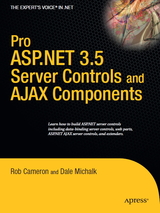 Pro ASP.NET 3.5 Server Controls and AJAX Components