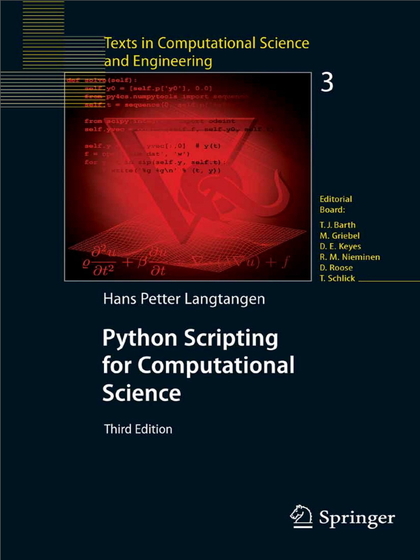 Python Scripting for Computational Science 3th Edtion