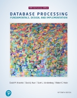 Database Processing 15th Edition