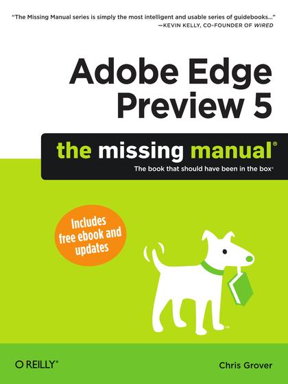 Adobe Edge Preview 5 The Missing Manual