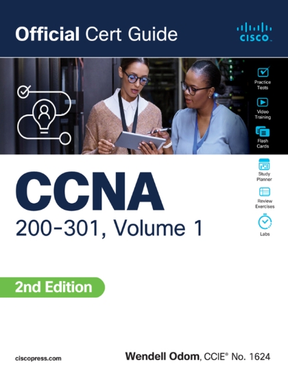 CCNA 200-301 Official Cert Guide, Volume 1, 2nd Edition