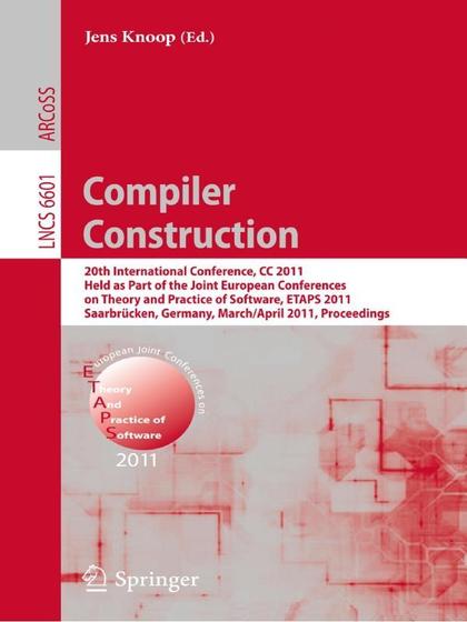 Compiler Construction: 20th International Conference