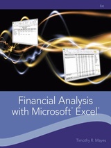 Financial Analysis with Microsoft Excel 6th Edition